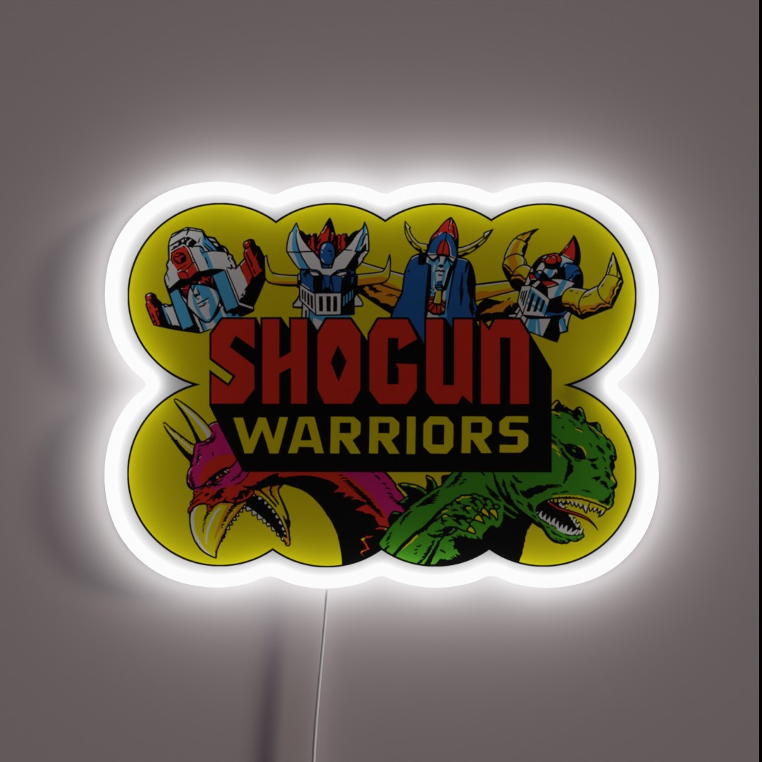 SHOGUN WARRIORS RGB Neon Sign SHOGUN WARRIORS RGB Neon Sign