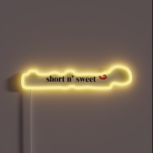 Short N Sweet Sabrina Carpenter RGB Neon Sign
