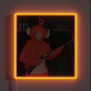Shotgun Teletubby RGB Neon Sign