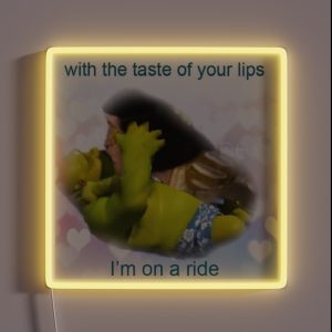 Shrek And Lord Farquad Kiss Kiss RGB Neon Sign Shrek And Lord Farquad Kiss Kiss RGB Neon Sign