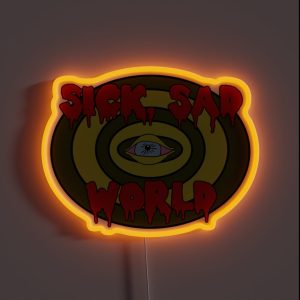 Sick Sad World RGB Neon Sign