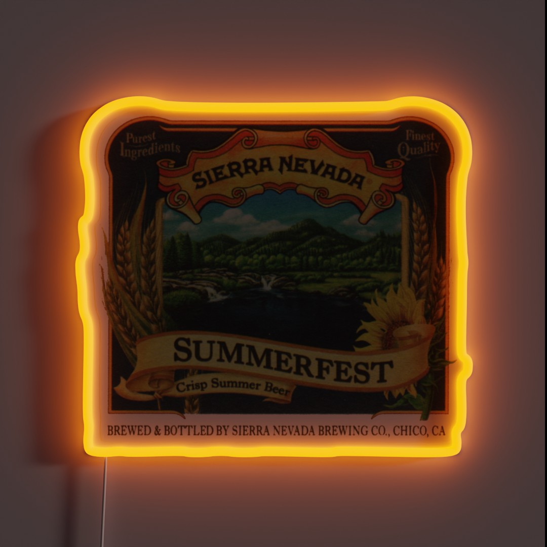 Sierra Nevada Summerfest RGB Neon Sign Sierra Nevada Summerfest RGB Neon Sign