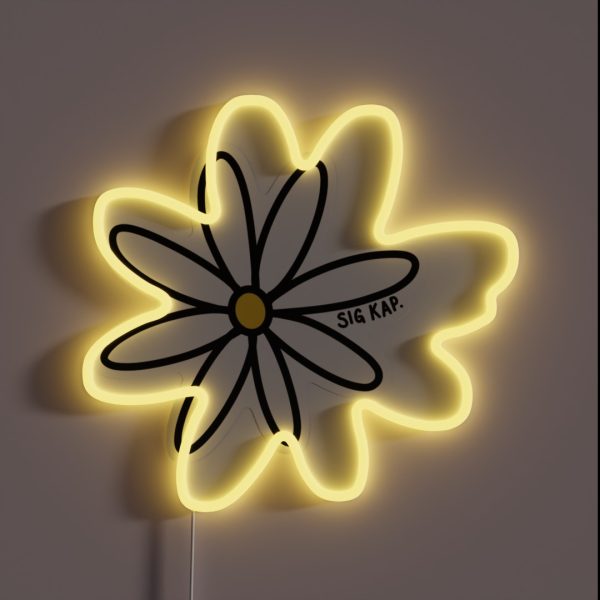 Sig Kap Daisy RGB Neon Sign
