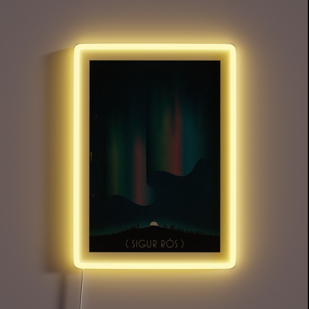 Sigur Ros RGB Neon Sign Sigur Ros RGB Neon Sign