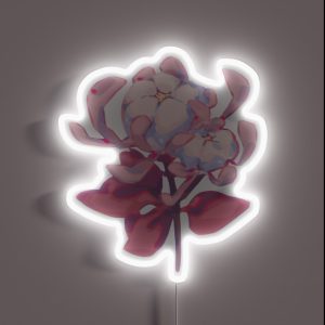 Silk Flower Genshin Impact RGB Neon Sign