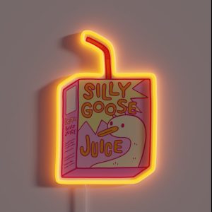 Silly Goose Juice RGB Neon Sign