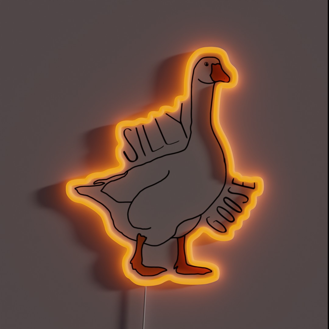Silly Goose RGB Neon Sign Silly Goose RGB Neon Sign