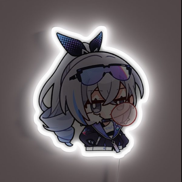 Silver Wolf Honkai Star Rail RGB Neon Sign
