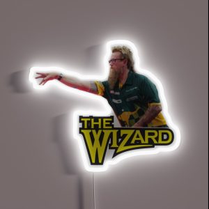 Simon Whitlock The Wizard Throwing RGB Neon Sign Simon Whitlock The Wizard Throwing RGB Neon Sign