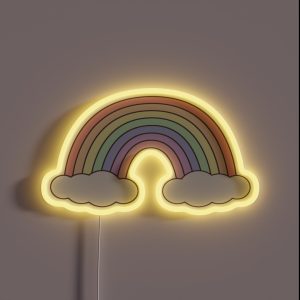 Simple Pastel Rainbow RGB Neon Sign Simple Pastel Rainbow RGB Neon Sign