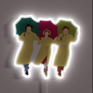 Singing In The Rain RGB Neon Sign