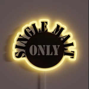 Single Malt Only RGB Neon Sign Single Malt Only RGB Neon Sign