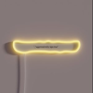 Sips Tea RGB Neon Sign