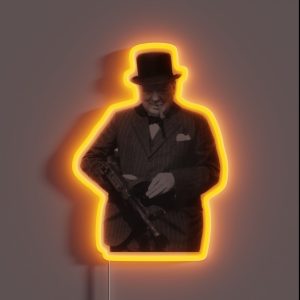 Sir Winston Churchill RGB Neon Sign