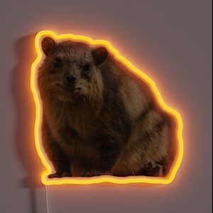 Sitting Rock Hyrax RGB Neon Sign Sitting Rock Hyrax RGB Neon Sign