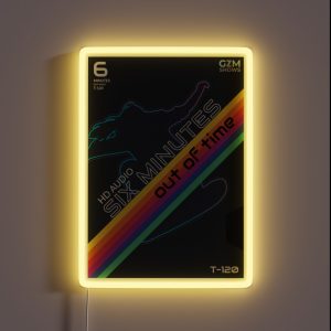 Six Minutes Season 4 Poster RGB Neon Sign