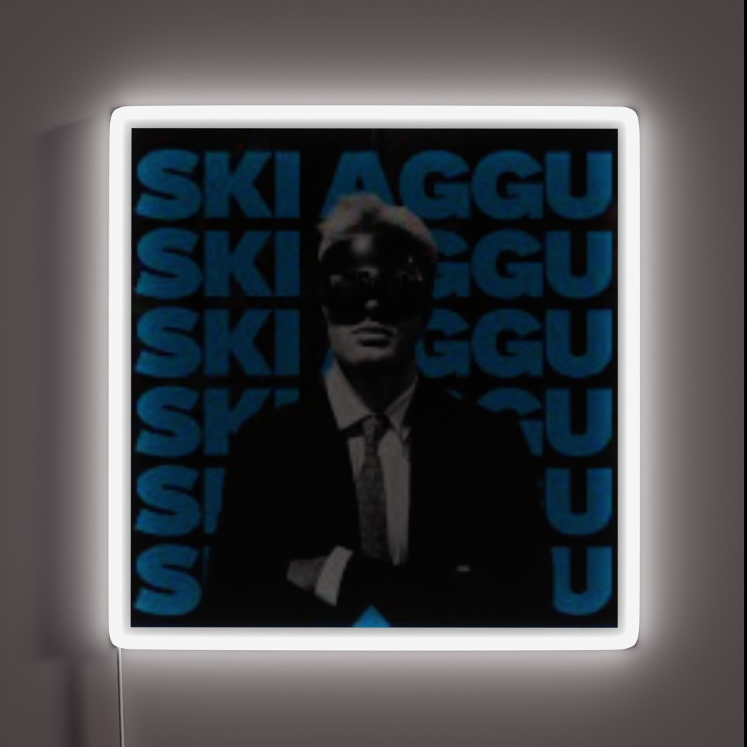 Ski Aggu Ist Der Headliner RGB Neon Sign Ski Aggu Ist Der Headliner RGB Neon Sign