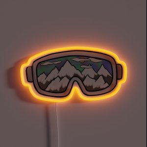 Ski Goggles RGB Neon Sign Ski Goggles RGB Neon Sign