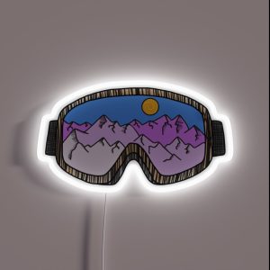 Ski Goggles RGB Neon Sign