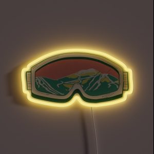Ski Goggles RGB Neon Sign