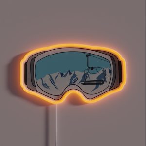Ski Lift Time RGB Neon Sign