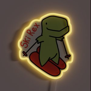 Ski Rex RGB Neon Sign