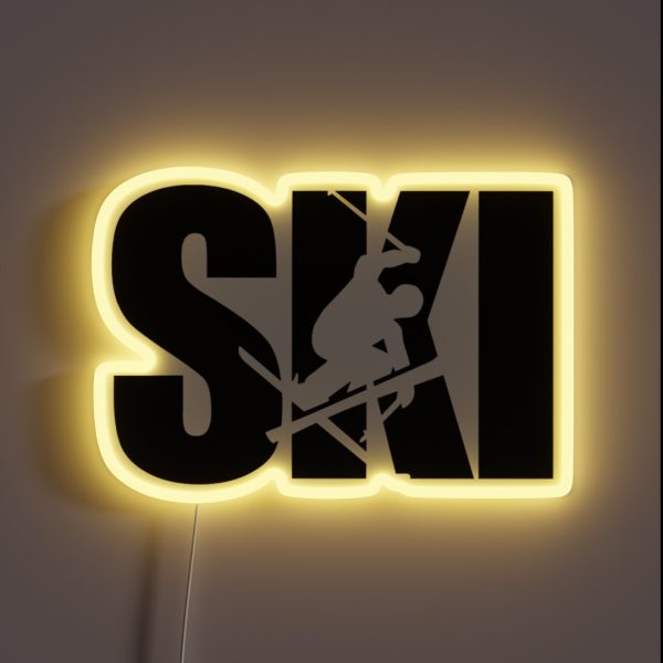 Ski RGB Neon Sign