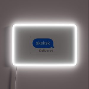 Sksksk Imessage RGB Neon Sign Sksksk Imessage RGB Neon Sign