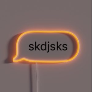 Sksksk RGB Neon Sign