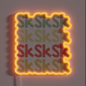 Sksksk RGB Neon Sign Sksksk RGB Neon Sign