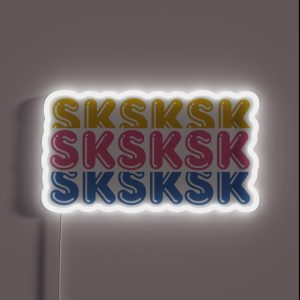 Sksksk RGB Neon Sign Sksksk RGB Neon Sign
