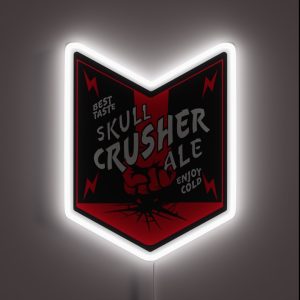 Skull Crusher Ale RGB Neon Sign