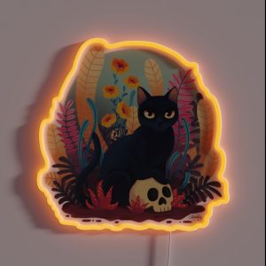 Skull Kitty RGB Neon Sign Skull Kitty RGB Neon Sign