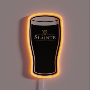 Slainte Irish Drink RGB Neon Sign Slainte Irish Drink RGB Neon Sign