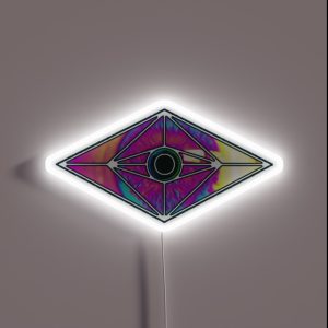 Slander Eye In The Eye RGB Neon Sign Slander Eye In The Eye RGB Neon Sign