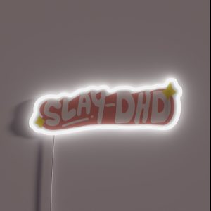 Slay DHD Funny ADHD RGB Neon Sign Slay DHD Funny ADHD RGB Neon Sign