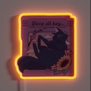 Sleep All Day RGB Neon Sign
