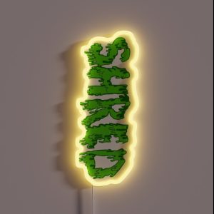 Slime Dripping Shred RGB Neon Sign