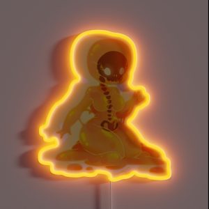 Slime Monster Girl RGB Neon Sign