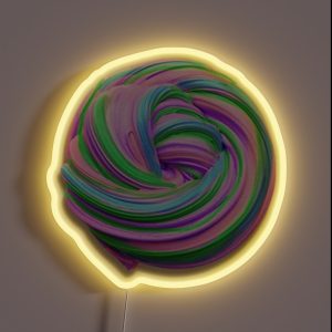 Slime Rainbow Slime RGB Neon Sign
