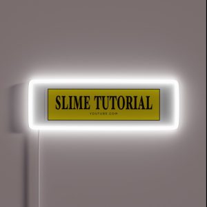 Slime Tutorial Logo RGB Neon Sign