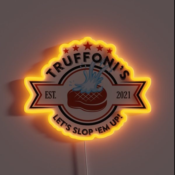 Sloppy Steaks At Truffoni S RGB Neon Sign