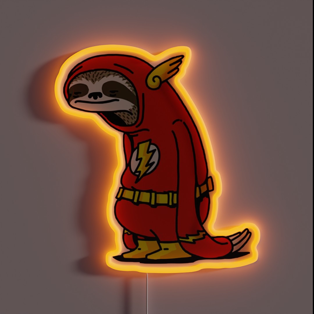 SLOTH FLASH RGB Neon Sign SLOTH FLASH RGB Neon Sign
