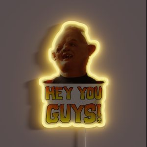 SLOTH HEY YOU GUYS RGB Neon Sign