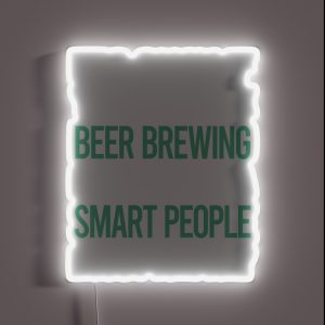 Smart People Hobby Beer Brewing RGB Neon Sign