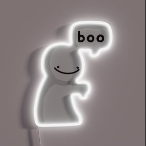 Smile Boo Blob RGB Neon Sign