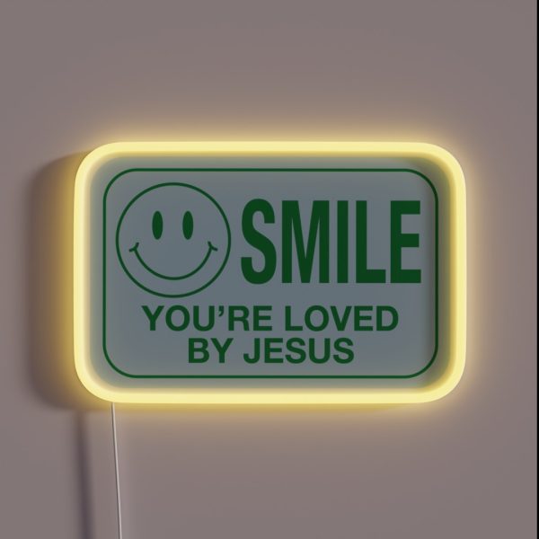 Smile You Re Loved RGB Neon Sign