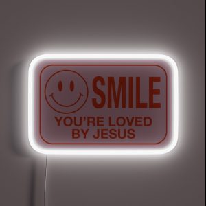Smile You Re Loved RGB Neon Sign