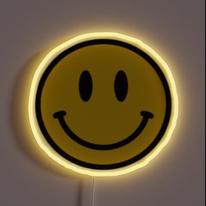 Smiley Face RGB Neon Sign
