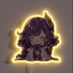 Smiling Raiden RGB Neon Sign